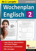 Englisch Kopiervorlagen - Englisch Wochenplan