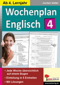 Englisch Kopiervorlagen - Englisch Wochenplan