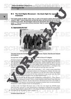 Michael Brown´s Death - Black Lives matter. Englisch Abitur 2025. Arbeitsblätter Musterseite 2