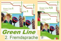 Englisch Lehrwerk Green Line 2.(2. Fremdsprache). Alle Materialien im Überblick