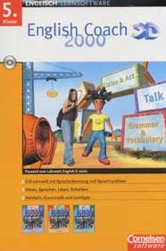 Englisch Lernsoftware English Coach 2000, 3D von Cornelsen für den Einsatz in der Mittelstufe