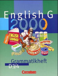 Englisch G 2000 Grammatikheft, Reihe B Realschule von Cornelsen für den Einsatz im Englischunterricht