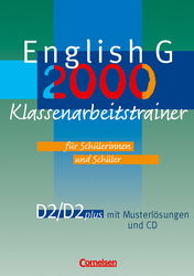 Englisch G 2000 Klassenarbeitstrainer, Reihe D Gesamtschule von Cornelsen für den Einsatz im Englischunterricht