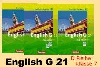 Englisch Lehrwerk English G 21. Alle Materialien im Überblick