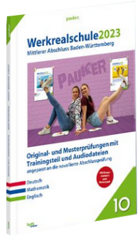 Werkrealschule. Mittlerer Abschluss 2023 Baden-Württemberg